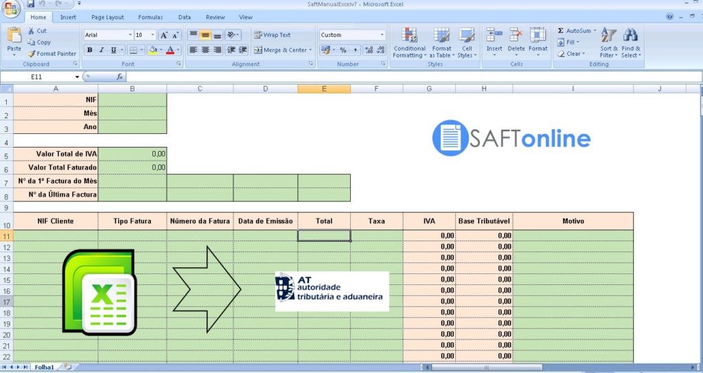 SAFT Excel